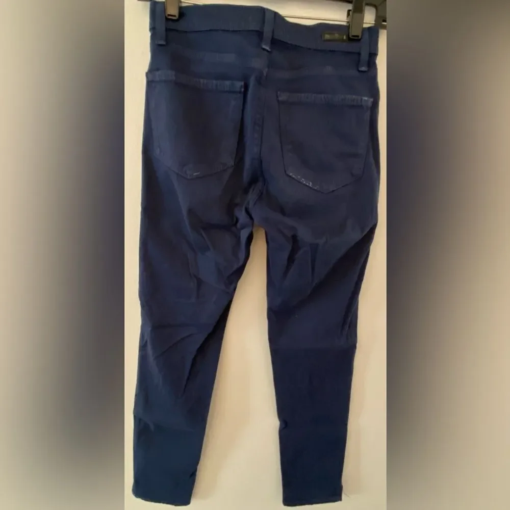 Principle Denim THE GEM Indigo Skinny Cropped Slit Jeans Women's Sz 25